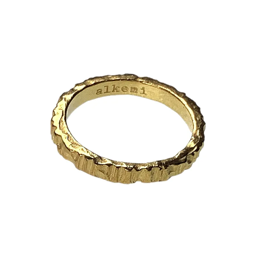 Stacking Rings in 18kt Gold PL