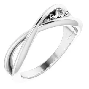 Sterling Silver Sculptural-Inspired  Ring