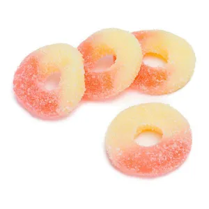 Strawberry Gummy Rings 5LB Bulk