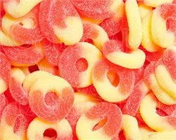 Strawberry Gummy Rings 5LB Bulk