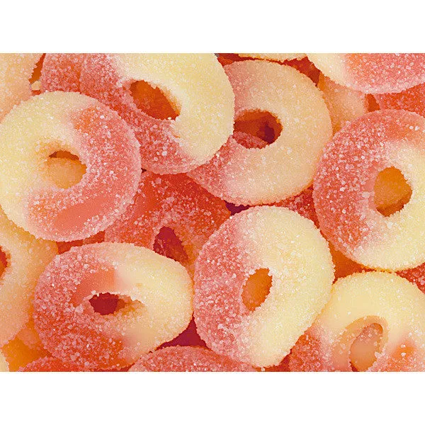 Strawberry Gummy Rings 5LB Bulk