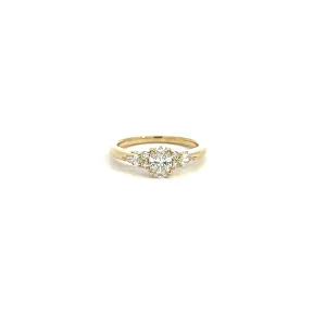 Studio W&H Oval Diamond Engagement Ring