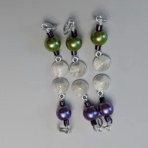 Swirl Disc Stitch Markers
