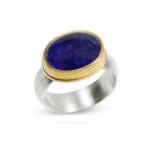 Tanzanite Cabochon Ring