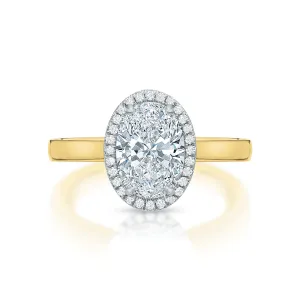 Taylor Oval Diamond Halo