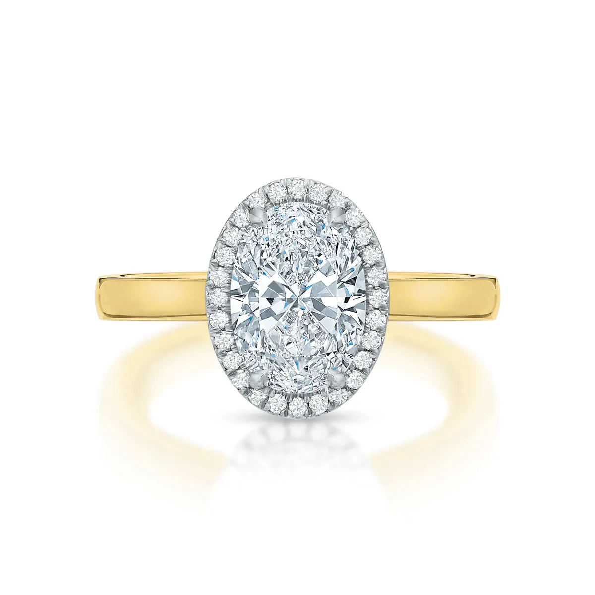 Taylor Oval Diamond Halo