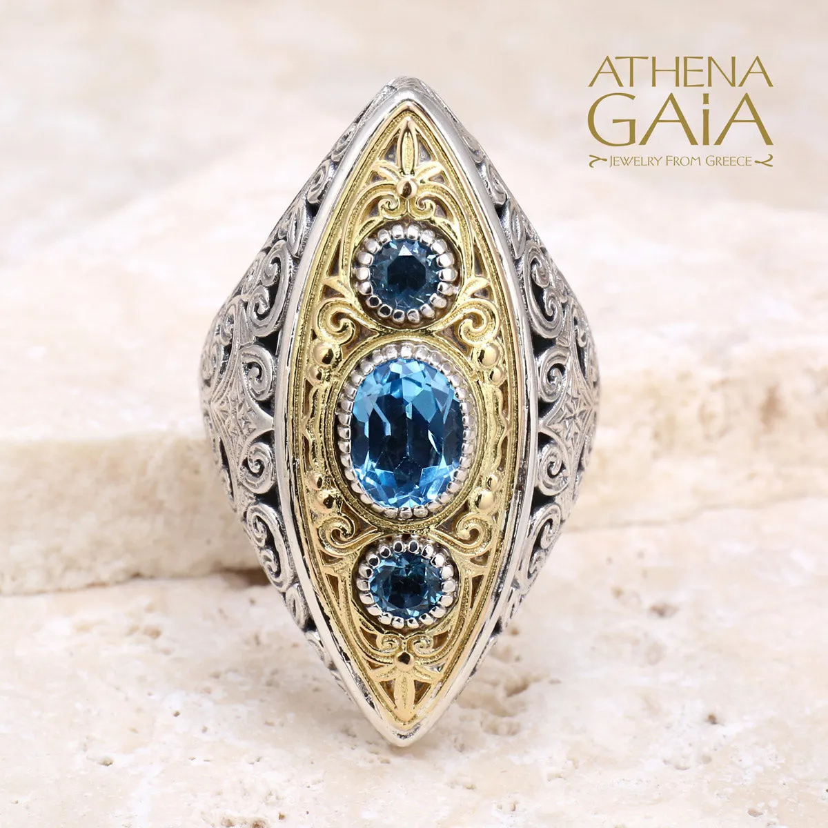 Thalassia Ellipse Long Ring
