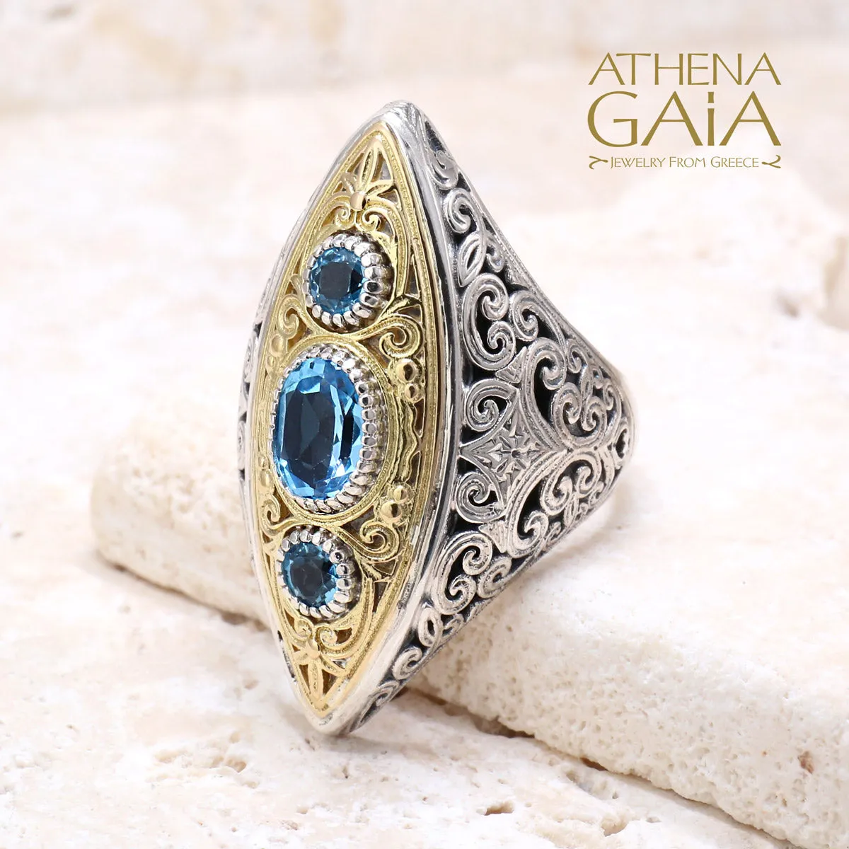 Thalassia Ellipse Long Ring