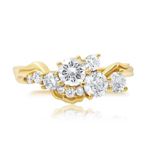 The Flowing River Cluster Yellow Gold
