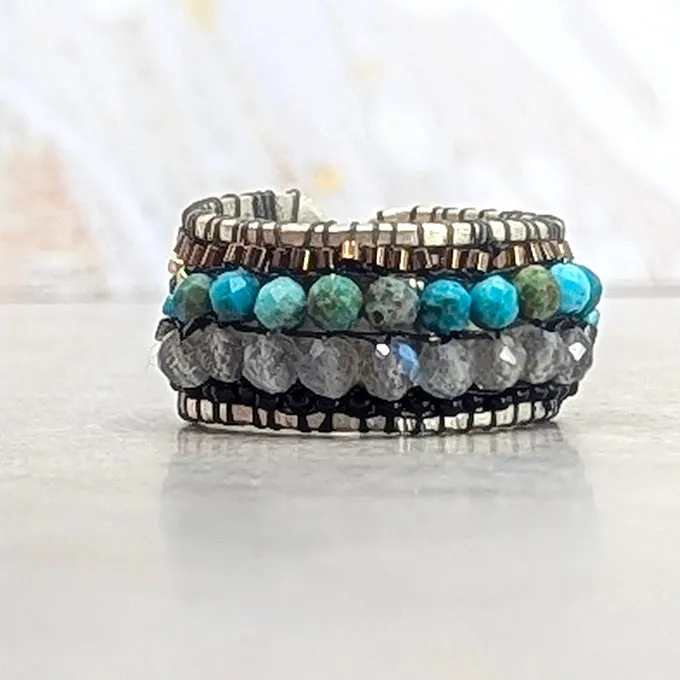 Topped Off Band Ring
