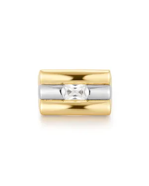 Tricolore Ring- Clear