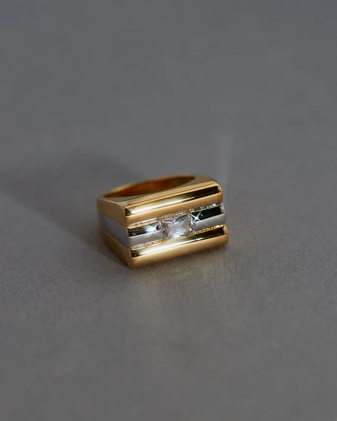 Tricolore Ring- Clear