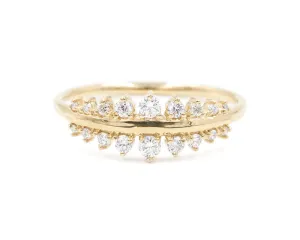 Vega Tapering Diamond Ring (Ready to Ship Size 3 and 7)