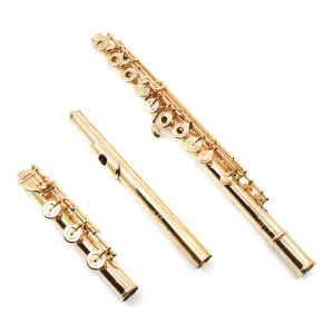 Verne Q. Powell Handmade Custom Flute in 14K Gold with Gold Mechanism - New
