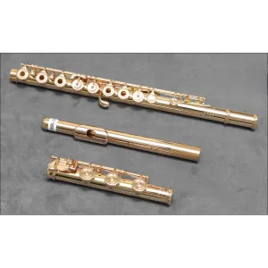 Verne Q. Powell Handmade Custom Flute in 19.5K Rose Gold with Gold Mechanism - New