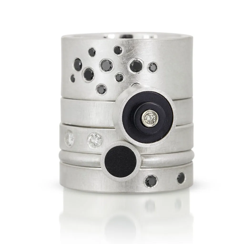 Wide Diamond Band