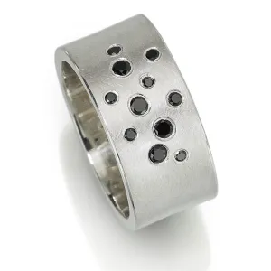 Wide Diamond Band