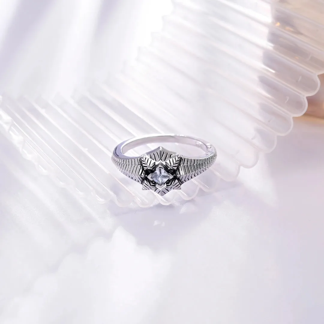 Women Engagement Ring Falling star Collection Designed by Ida Eckhel