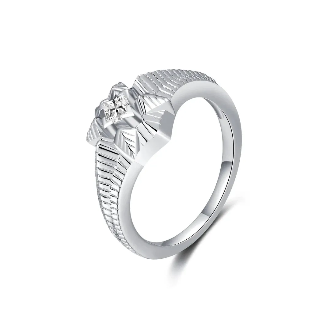 Women Engagement Ring Falling star Collection Designed by Ida Eckhel