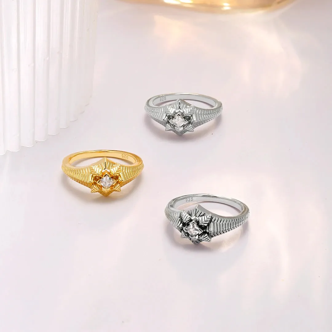 Women Engagement Ring Falling star Collection Designed by Ida Eckhel