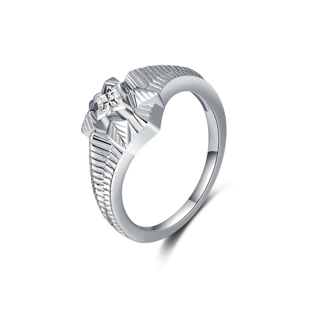 Women Engagement Ring Falling star Collection Designed by Ida Eckhel
