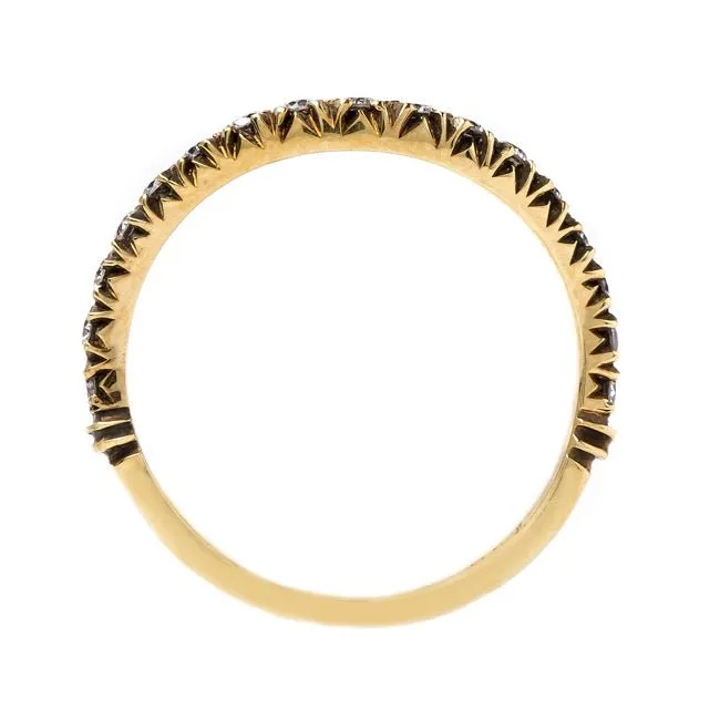 Yellow Gold Curved Bonaventure