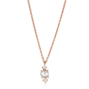 Yours only - Rose cut Line Diamond Pendant